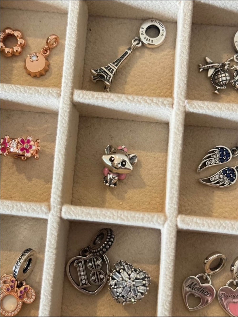 Pandora Cat Disney Charm